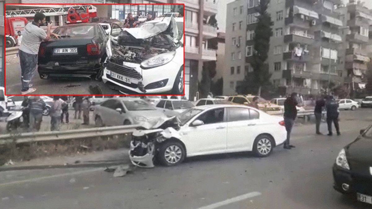 İntihar girişimini izlerken zincirleme kaza: 4 yaralı