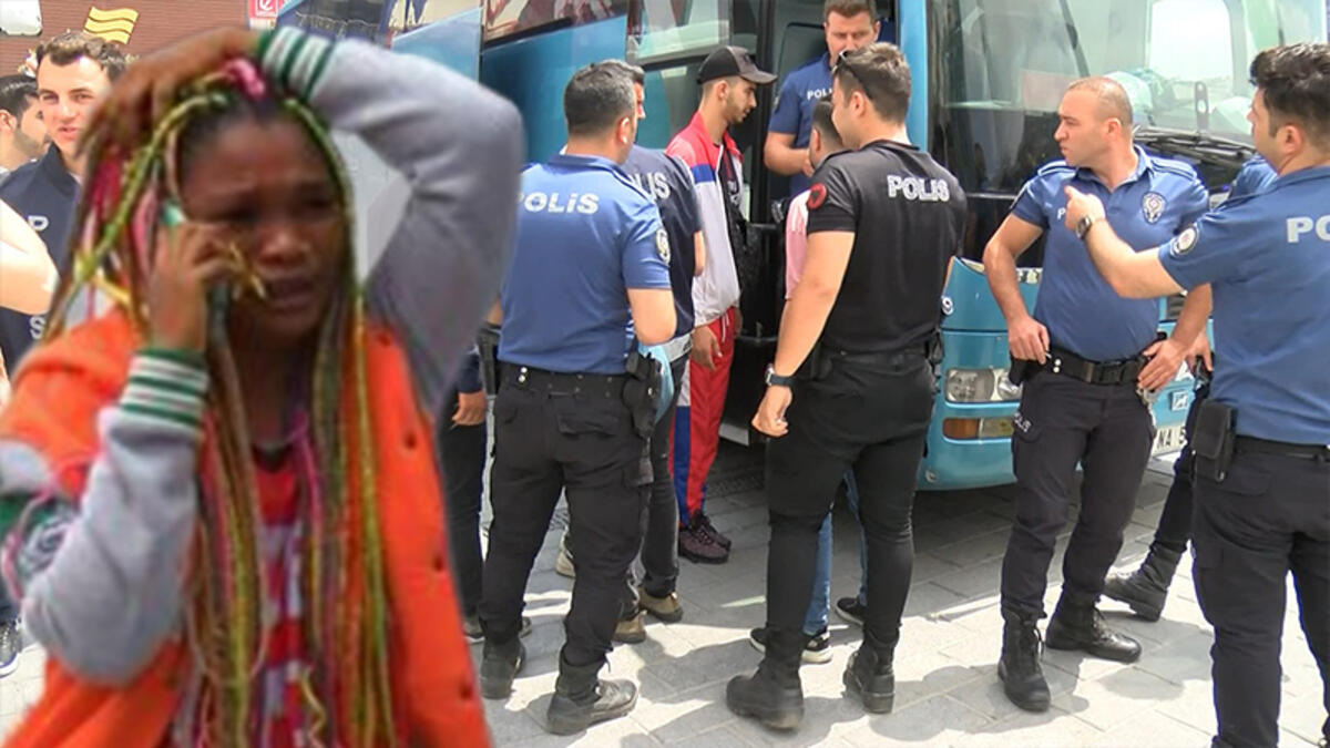 Esenyurt'ta kaçak göçmen denetiminde ilginç anlar