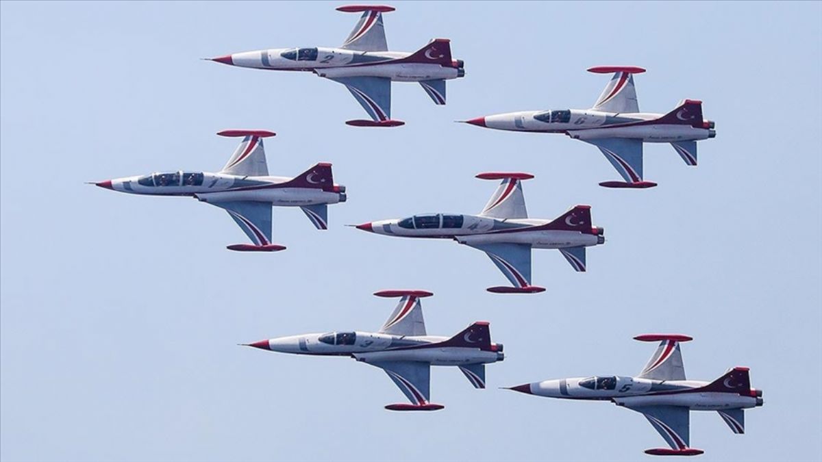 Cumhurbaşkanı Erdoğan'ın konuşması biter bitmez Türk jetleri havalandı!