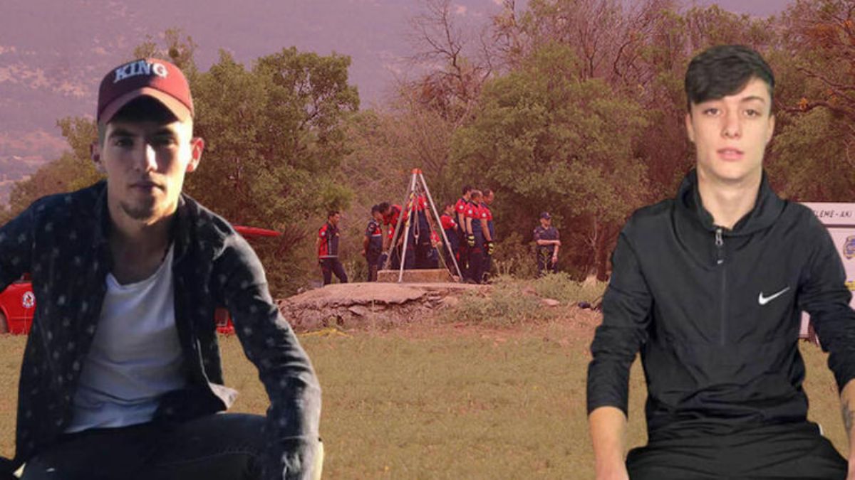 Toprak ve kaya dolu su kuyusunda aranıyorlar