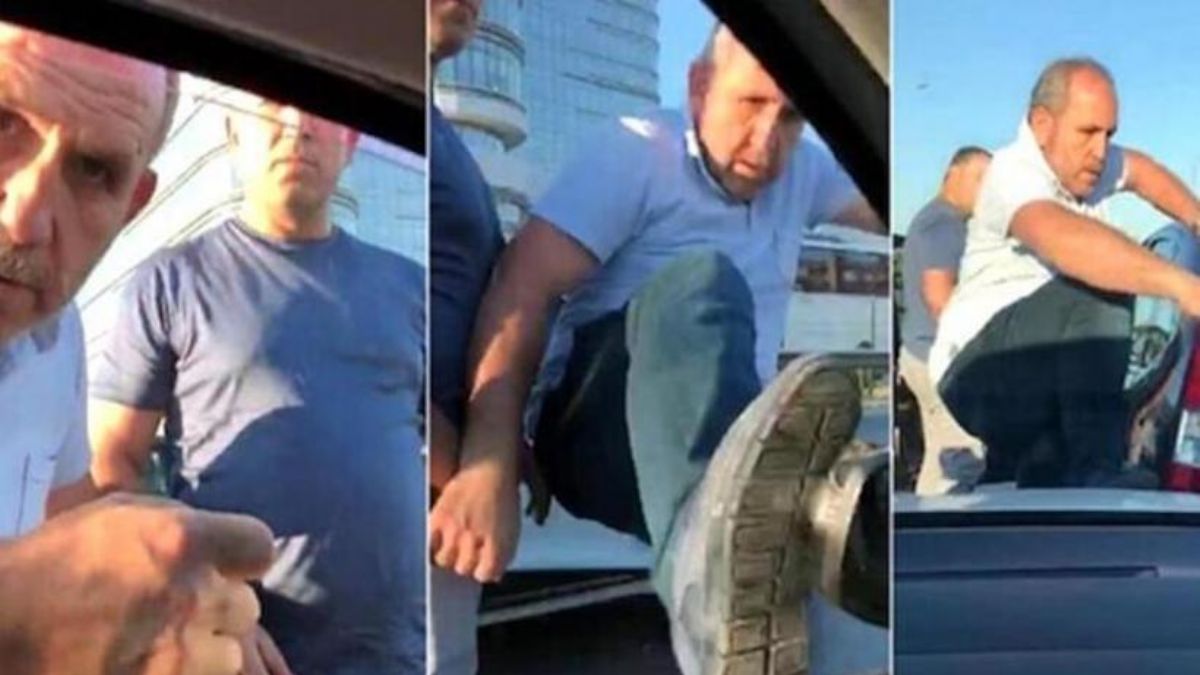 Hamile kadının bulunduğu araca saldıran baklavacı kardeşlere şok