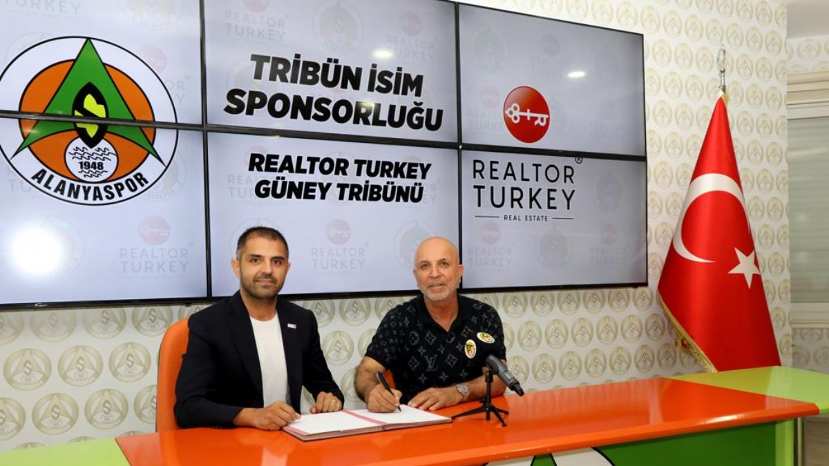 Realtor Turkey Alanyaspor'a tribün isim sponsoru oldu