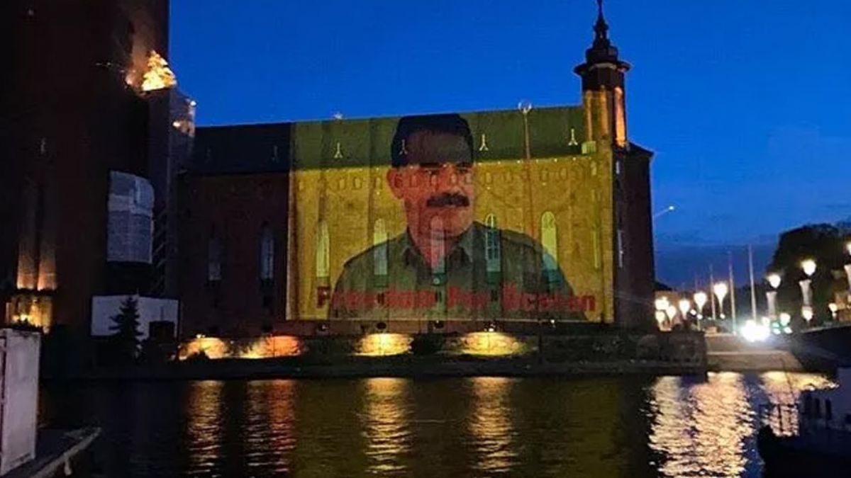 İsveç'te skandal görüntüler! PKK propagandası yaptılar