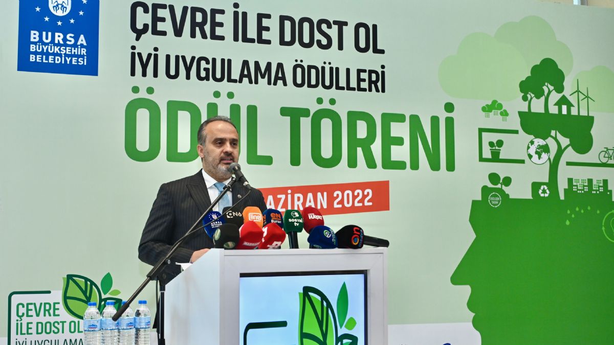 Bursa'nın 'en çevrecileri' ödüllendirildi