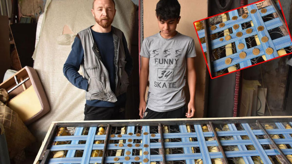 110 bin TL’lik altın yastık altından değil kanepeden çıktı