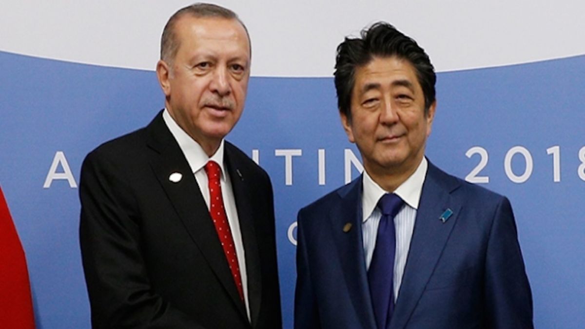 Erdoğan'dan Şinzo Abe için taziye mesajı