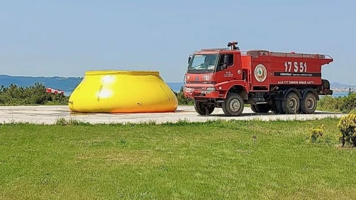 Orman yangınlarına müdahalede 'taşınabilir akıllı entegre havuz'
