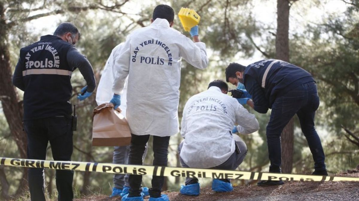 Ormanlık alanında bir kadına ait başsız beden bulundu