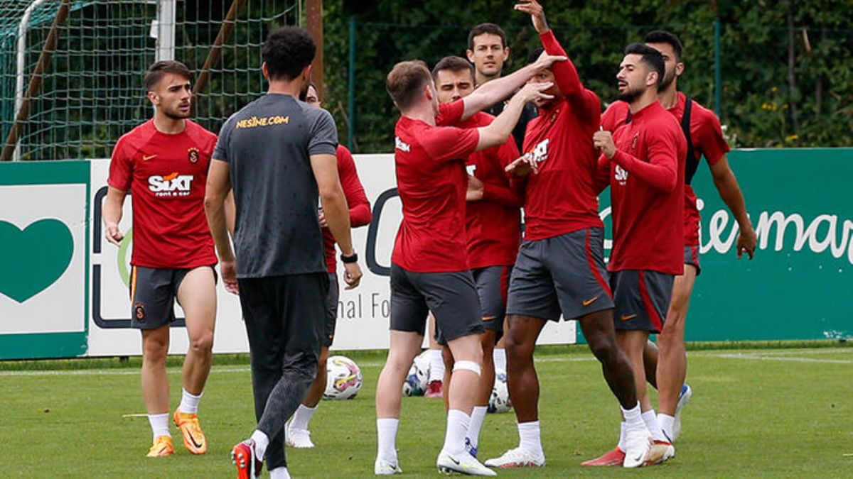 Galatasaray antrenmanında gerginlik!