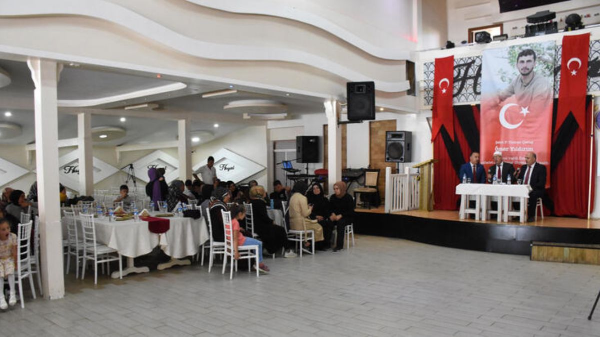 Şehidin düğün için kiraladığı salonda mevlit okutuldu