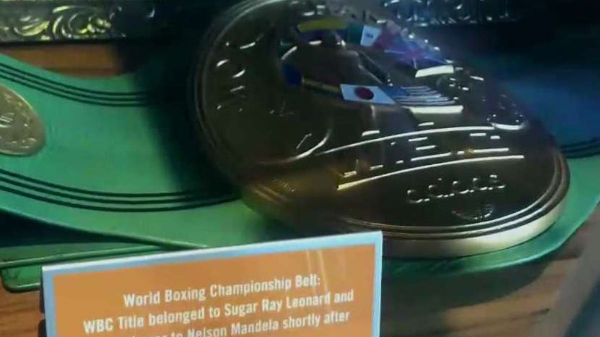 Mandela'nın dünya boks şampiyonası kemeri çalındı