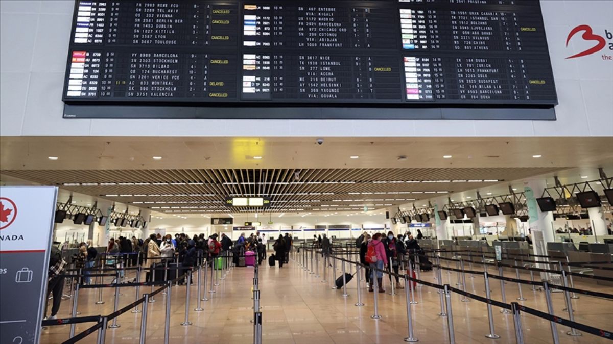 Brüksel Havalimanı’nda büyük kriz