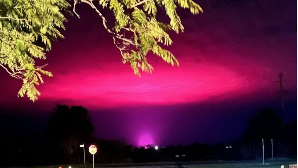 Gökyüzü pembeye boyandı, görenler 'uzaylı istilası' sandı: İşte bu korkutan görüntünün perde arkası...