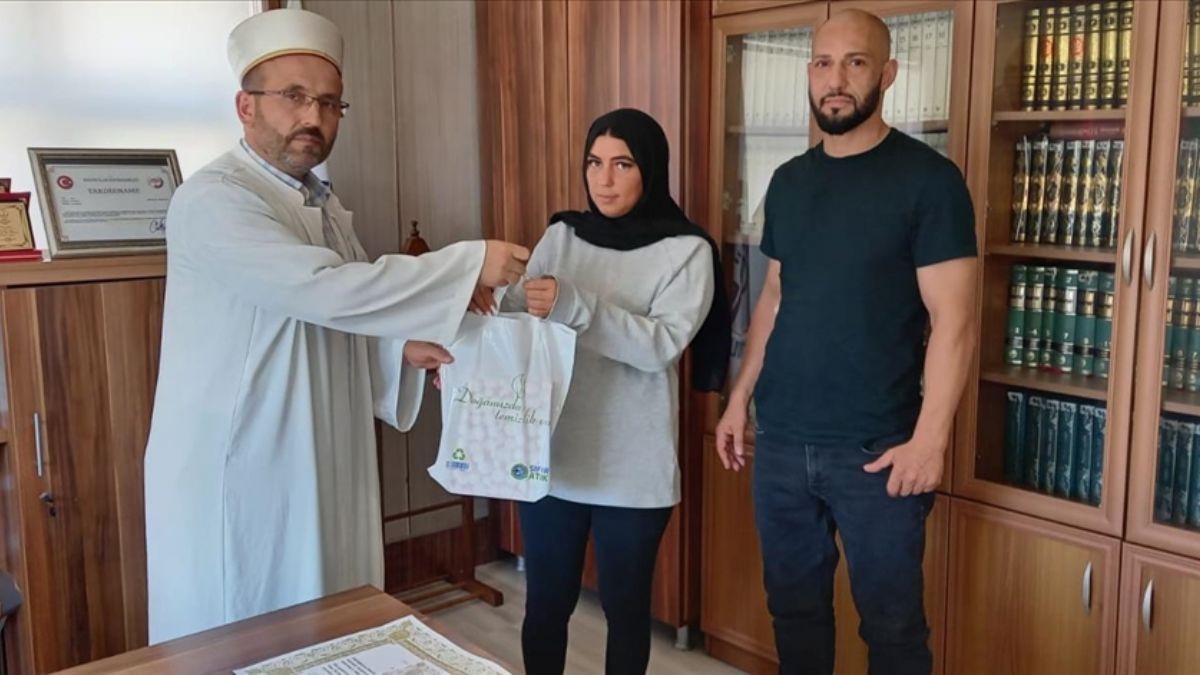 Zonguldak'ın Alman gelini Müslüman oldu