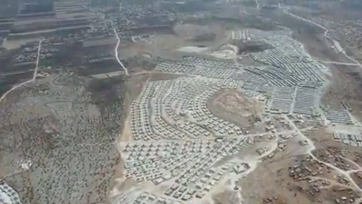 Bakan Soylu, İdlib'deki yeni briket evlerin görüntülerini paylaştı