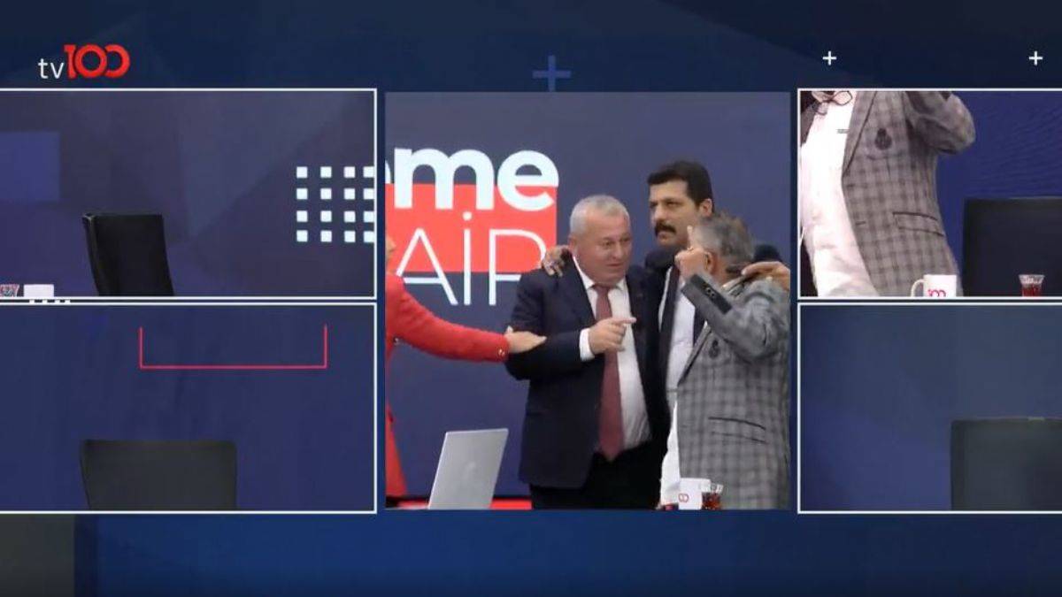 Cemal Enginyurt'un koruması Latif Şimşek'i darp etti