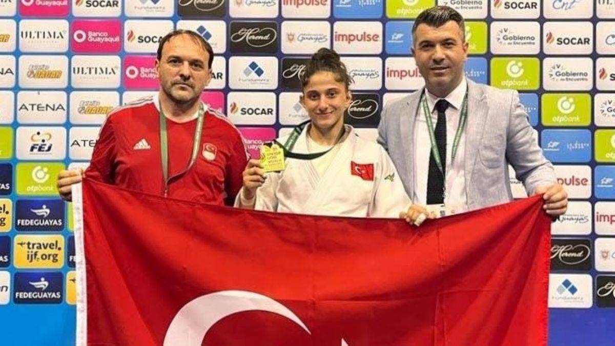 Judo Şampiyonası'nda milli sporcu Yıldız, altın madalya kazandı
