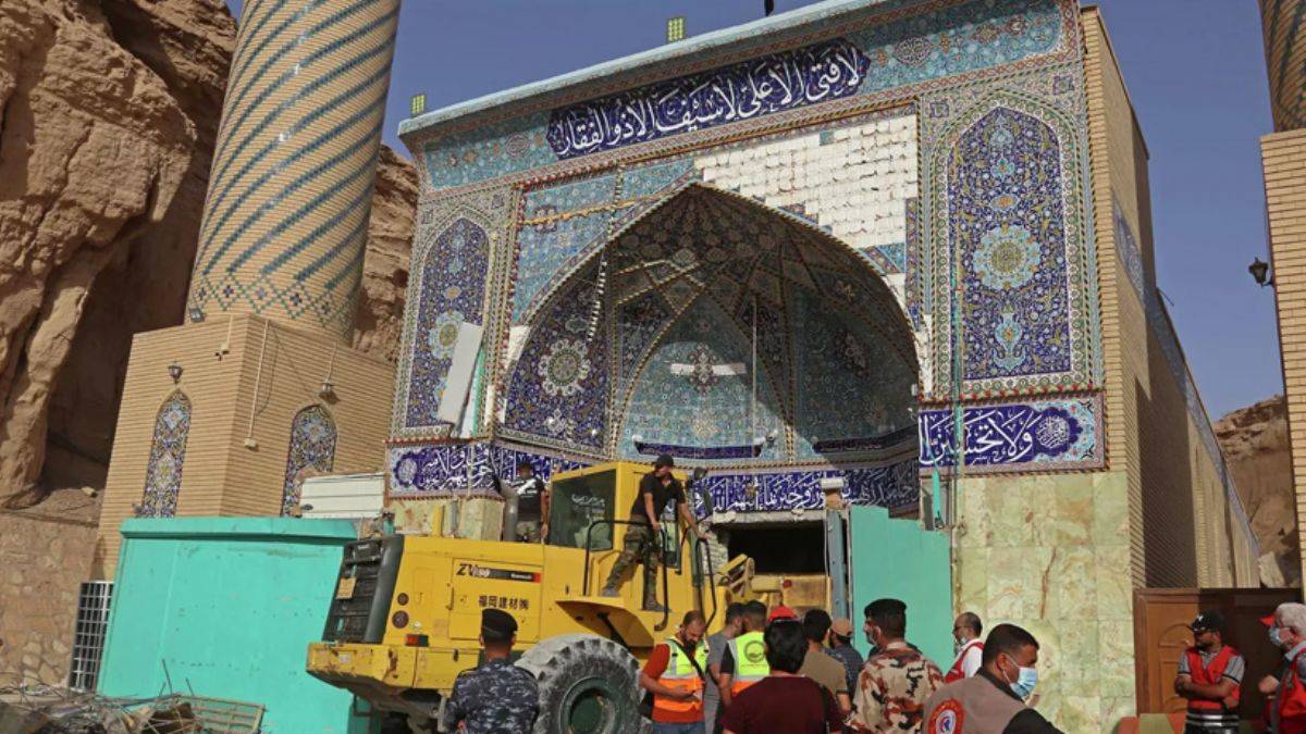 Irak’ta türbe çöktü: Çok sayıda ölü var!