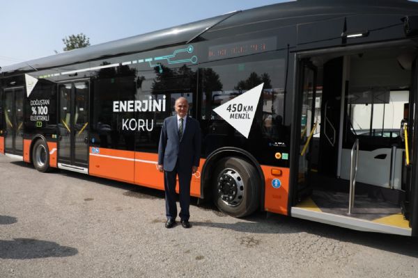 Elektrikli otobüs test edildi