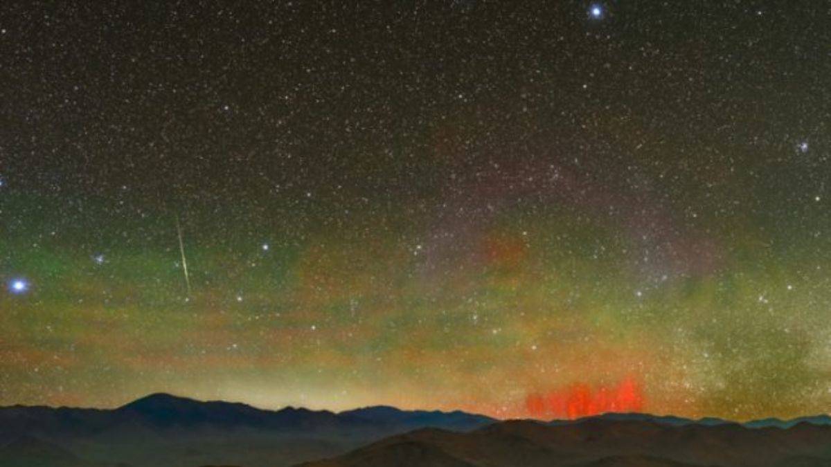 Şili'de görüldü! Kırmızı peri nadiren ortaya çıkıyor