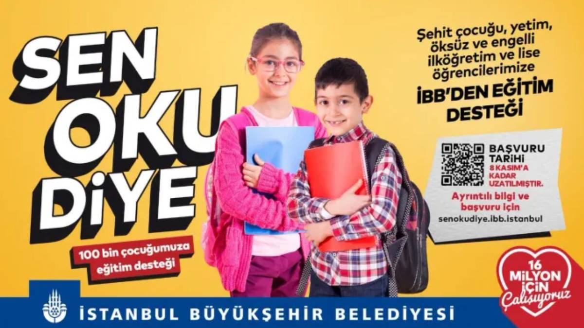 2022 İBB Sen Oku Diye başvurusu başladı mı? İBB okul yardımı ne kadar, kaç TL? Sen Oku Diye başvuru sonuçları ne zaman açıklanır?