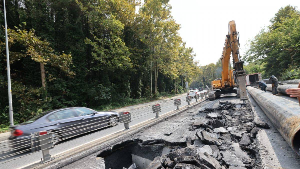 Altyapı çalışması felaketi önledi