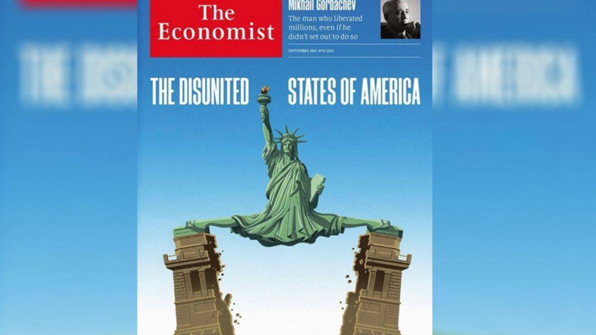 The Economist'ten ''Amerika Bölünmüş Devletleri'' kapağı