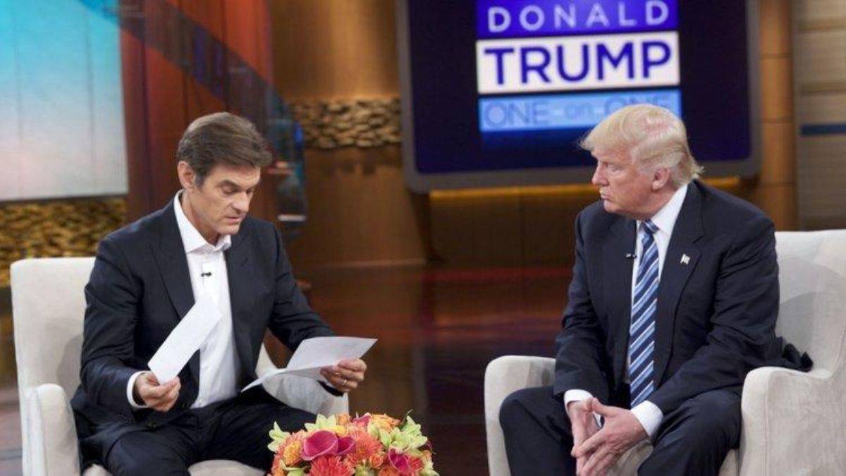 Trump'tan Dr. Öz itirafı: 'Bana, 'kilo ver' dedikten sonra...'