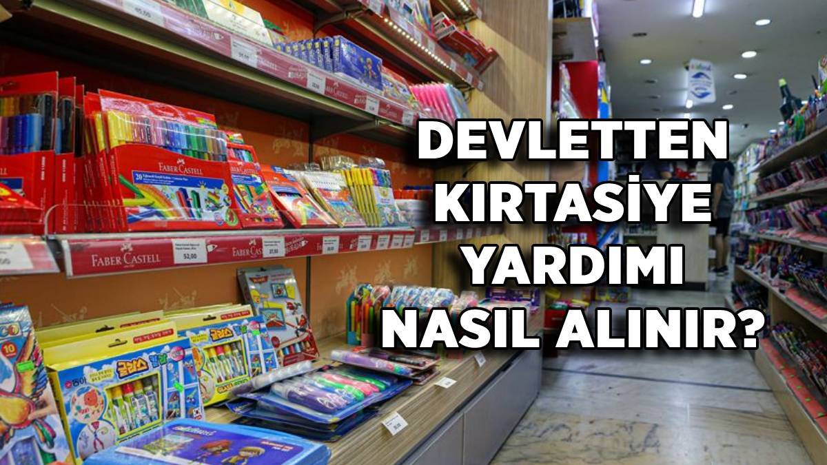 Devletten kırtasiye yardımı nasıl alınır? E-Devlet kırtasiye yardımı başvurusu nasıl yapılır? Kırtasiye parası desteği nereden alınır?