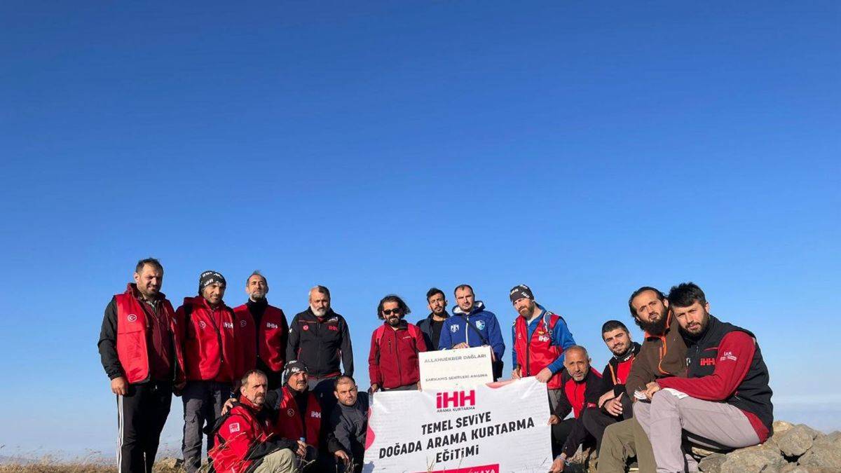 İHH’dan Erzurum’da arama kurtarma eğitimi