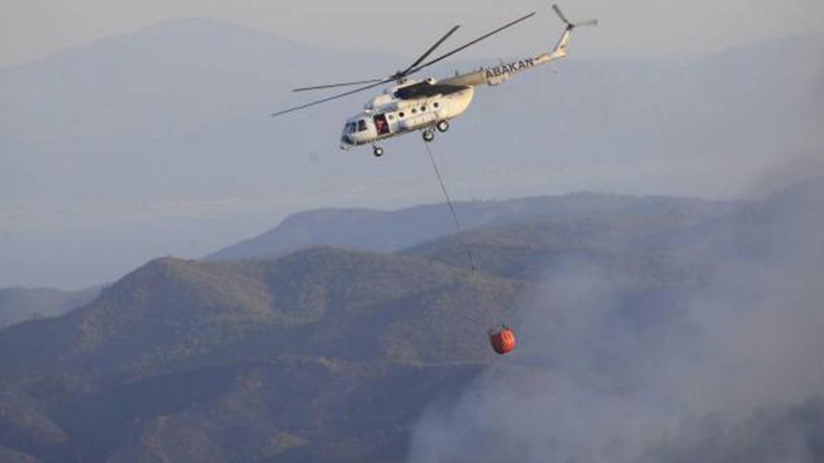 Alanya'da orman yangını çıktı