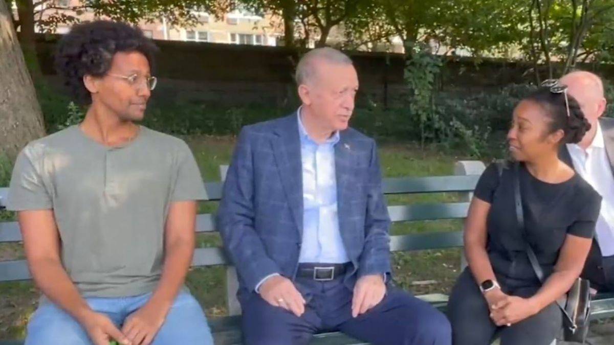 Erdoğan, Central Park'ta yürüyüş yaptı