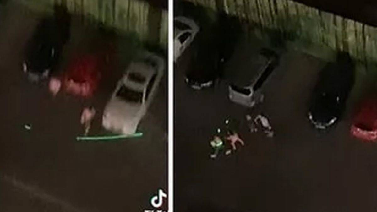 Karı koca kavgasına lazerle müdahale etti