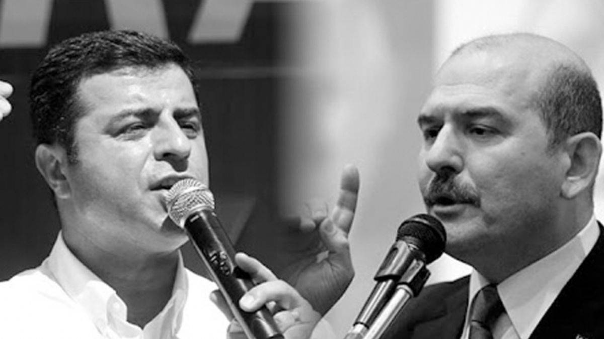 Soylu ile Demirtaş arasında tartışma: 'Bunlar hapiste olunca…'
