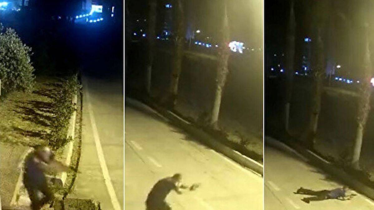 Mersin'de şehit olan polisin çatışma görüntüleri ortaya çıktı