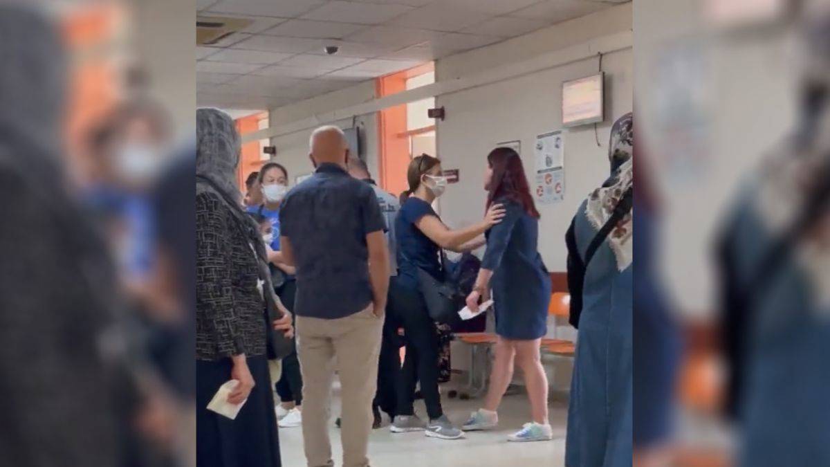 İzmir'de doktor hastanın üstüne yürüdü!