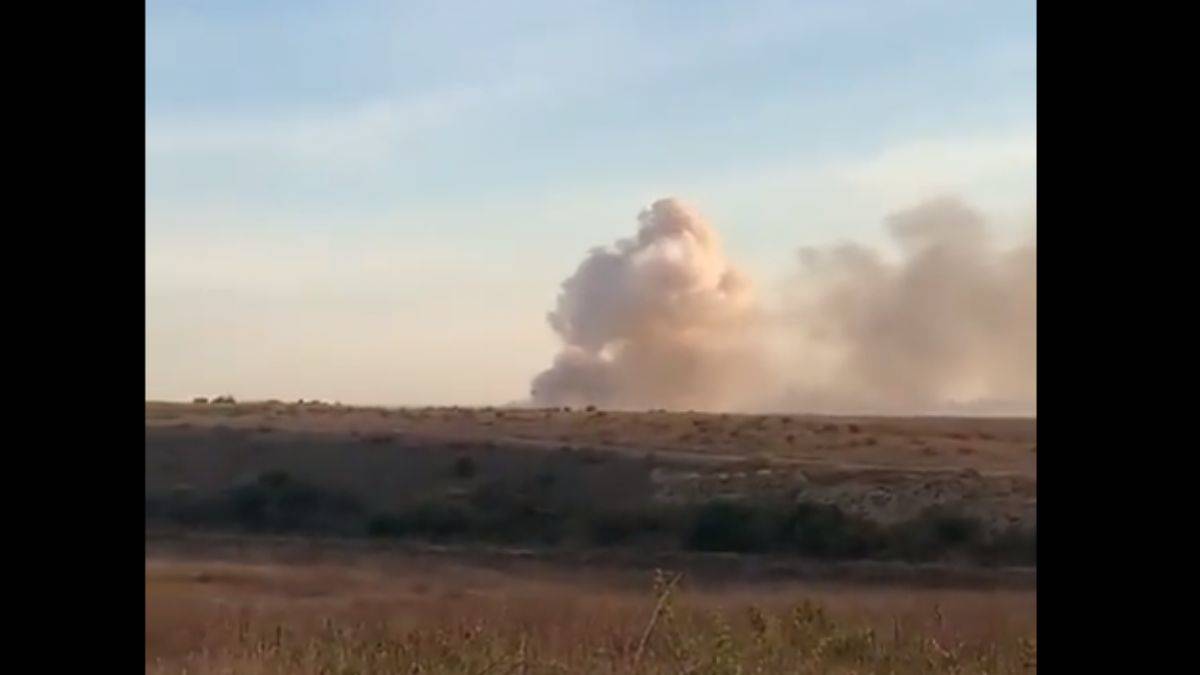 Rusya'nın ilhak ettiği Kırım'da uçakta patlama