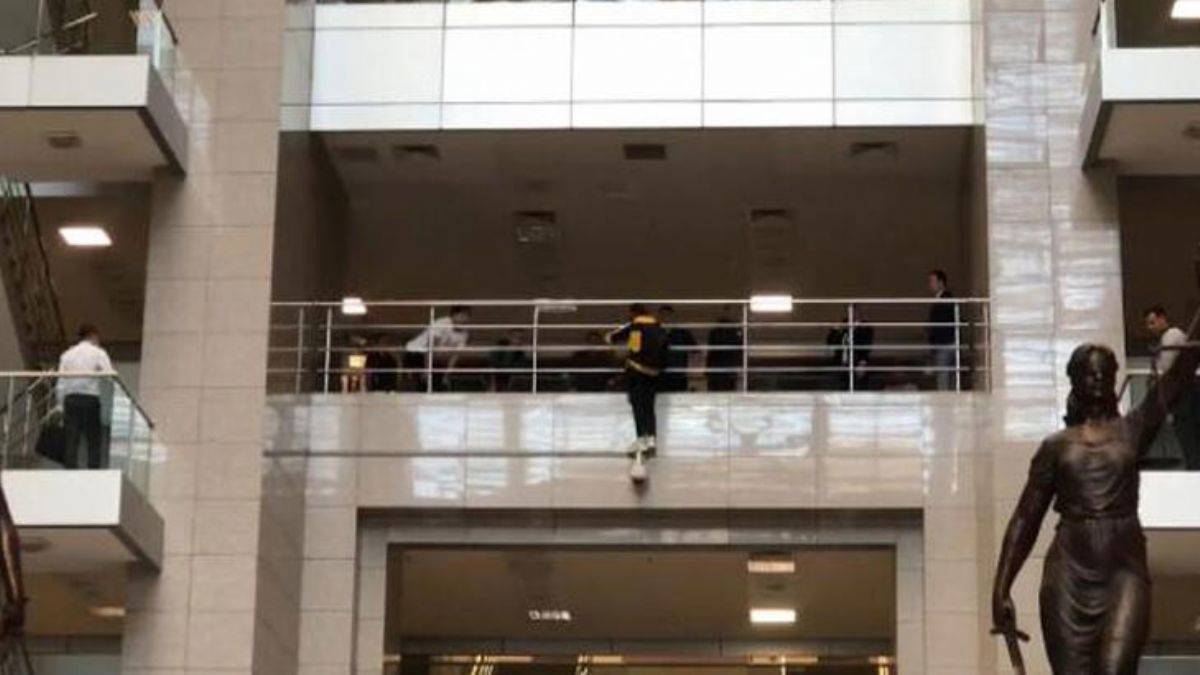 İstanbul Adliyesi'nde intihar girişimi
