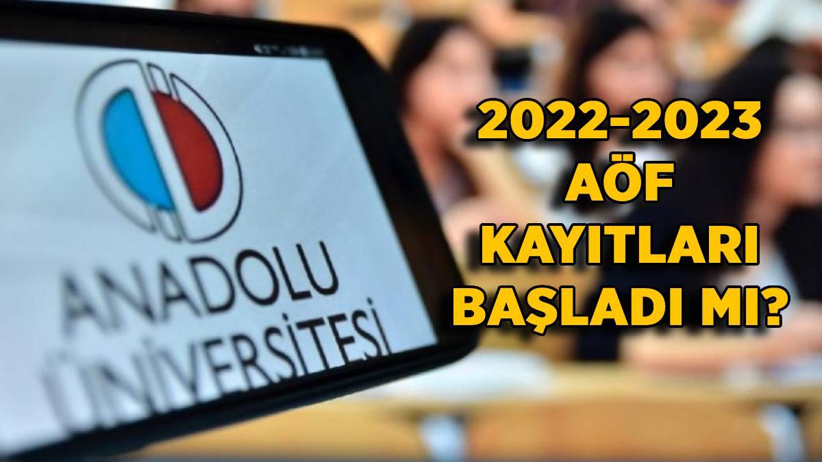 2022-2023 AÖF kayıt yenileme başladı mı? Kayıt yenileme kaç ders seçilir? Kaç AKTS kredi olması gerekiyor? (İktisat-İşletme)