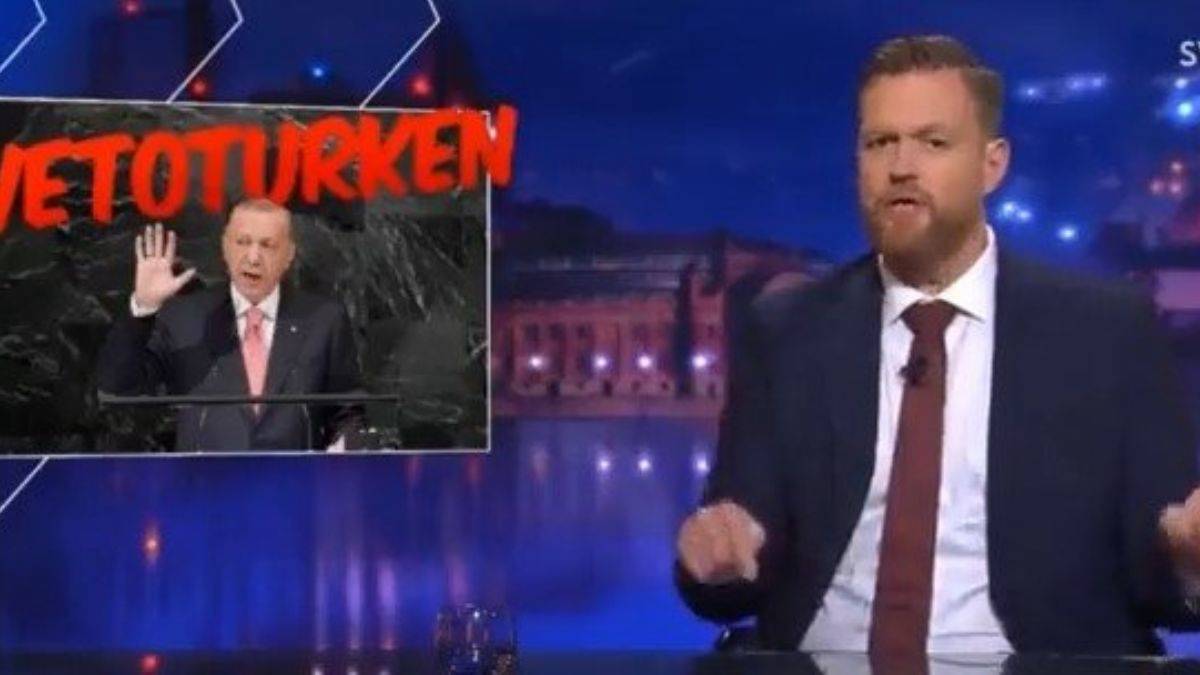 İsveç devlet televizyonunda Erdoğan'a hakaret!