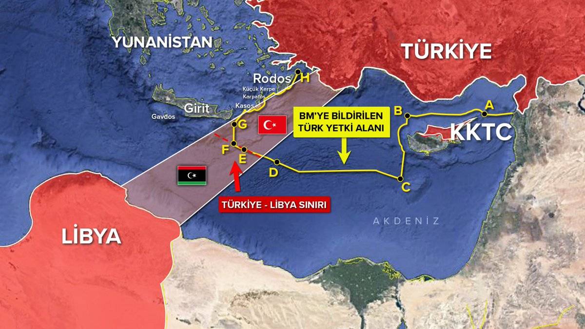 Libya'dan bir rest daha! 'Doğu Akdeniz'den vazgeçmeyeceğiz'