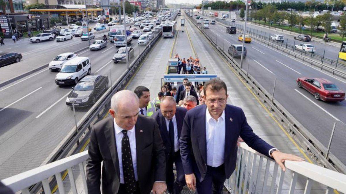İmamoğlu: Tüm metrobüs yolunda bu konforu sağlamak istiyoruz