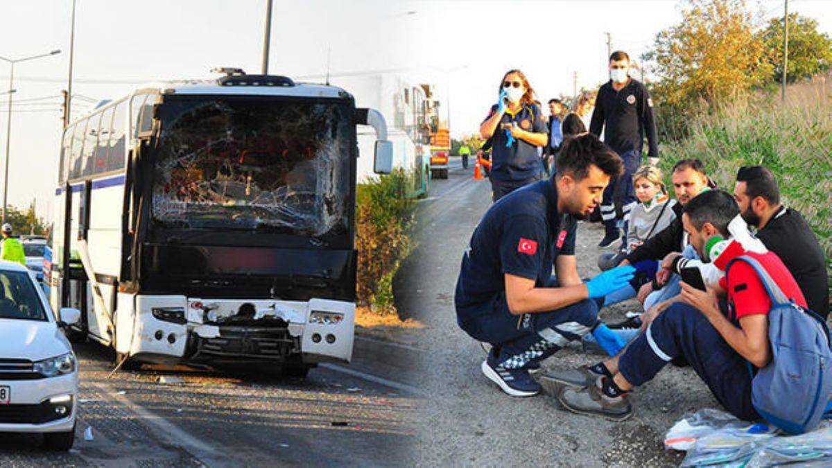 Manisa'da zincirleme kaza: 24 yaralı