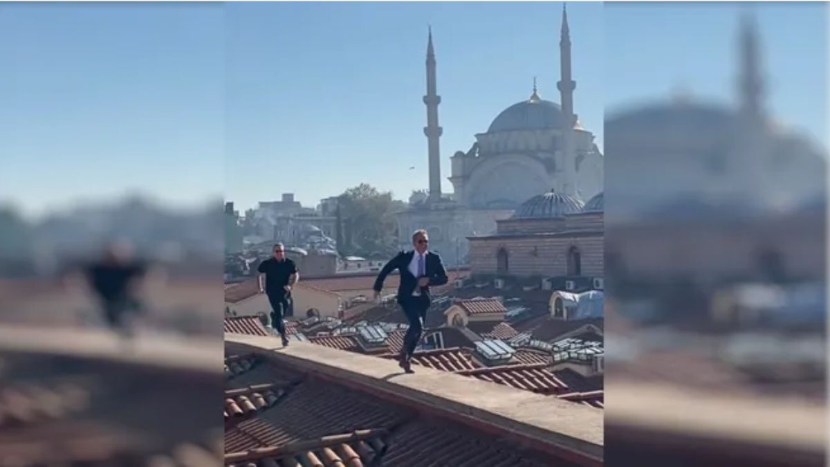 ABD'li yetkiliden Kapalıçarşı’nın çatısında 'James Bond' pozu