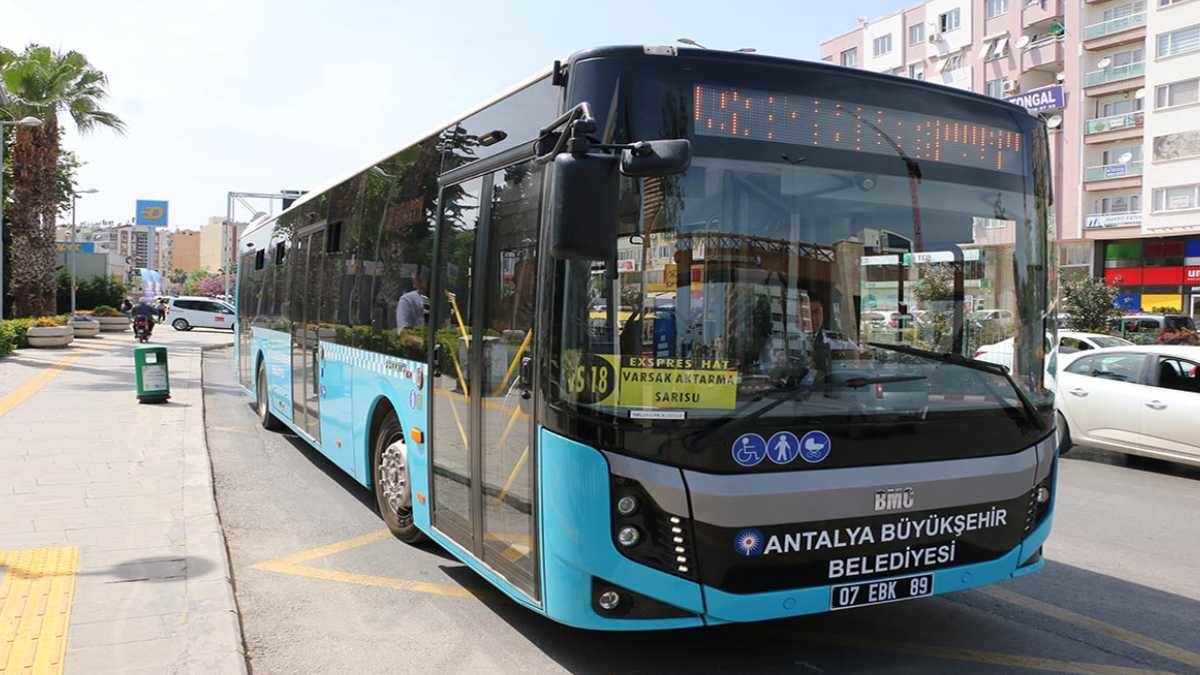Antalya'da 29 Ekim (bugün) otobüsler ücretsiz mi? Toplu taşıma Antalya'da bedava mı? Antray-metro-tramvay 29 Ekim'de ücretsiz mi?