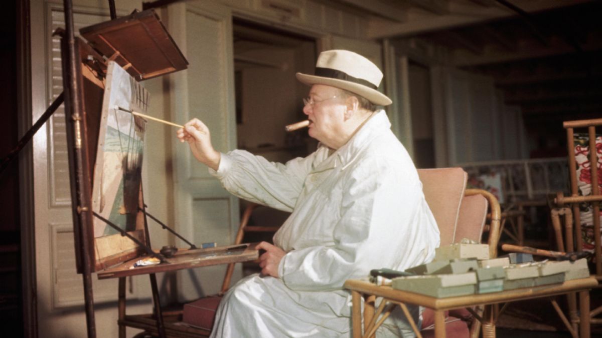 Churchill, resimlerini satarken adını gizlemiş