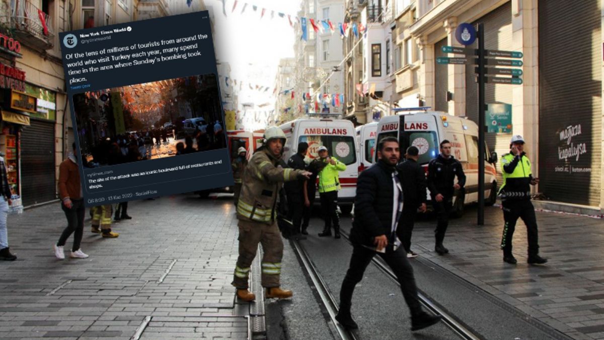 New York Times’tan Taksim patlamasına ilişkin tepki çeken başlık!