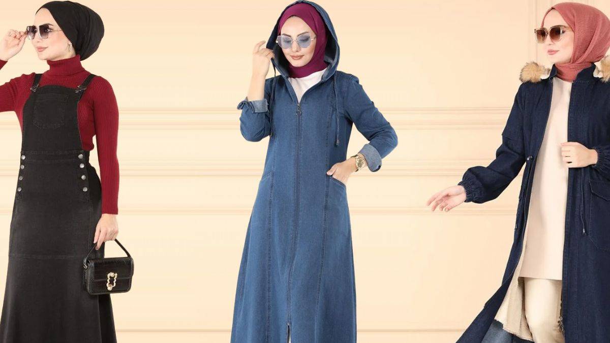 Tesettür Giyimde Jean Modası