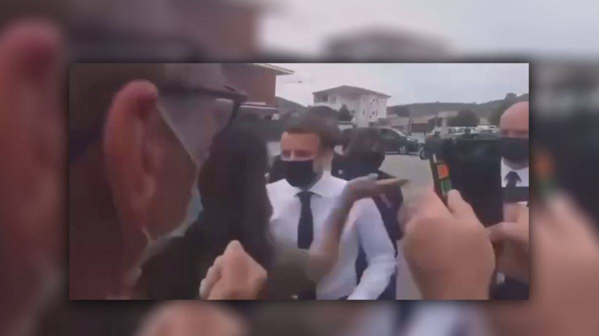 Macron yine tokat yedi!