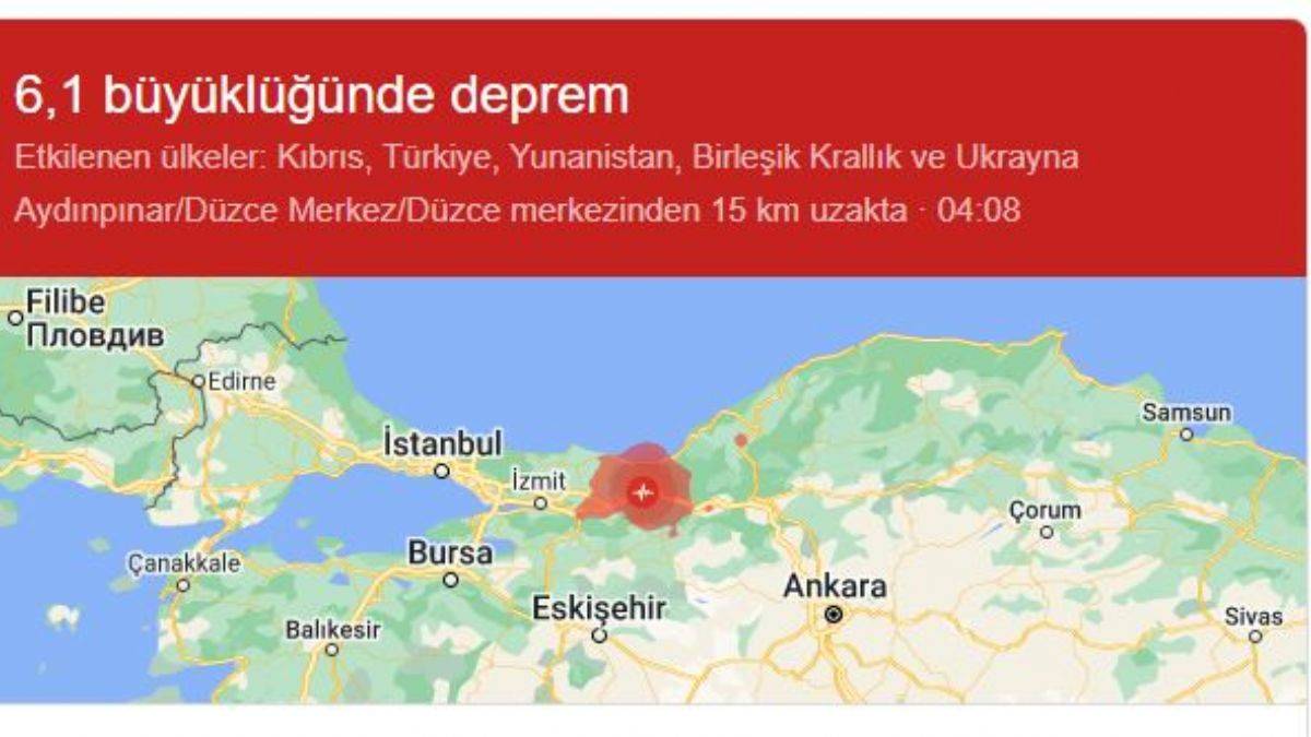 Düzce depreminde kaç kişi öldü, kaç kişi yaralandı? Son Dakika: 23 Kasım 5,9 büyüklüğünde Düzce depremi!
